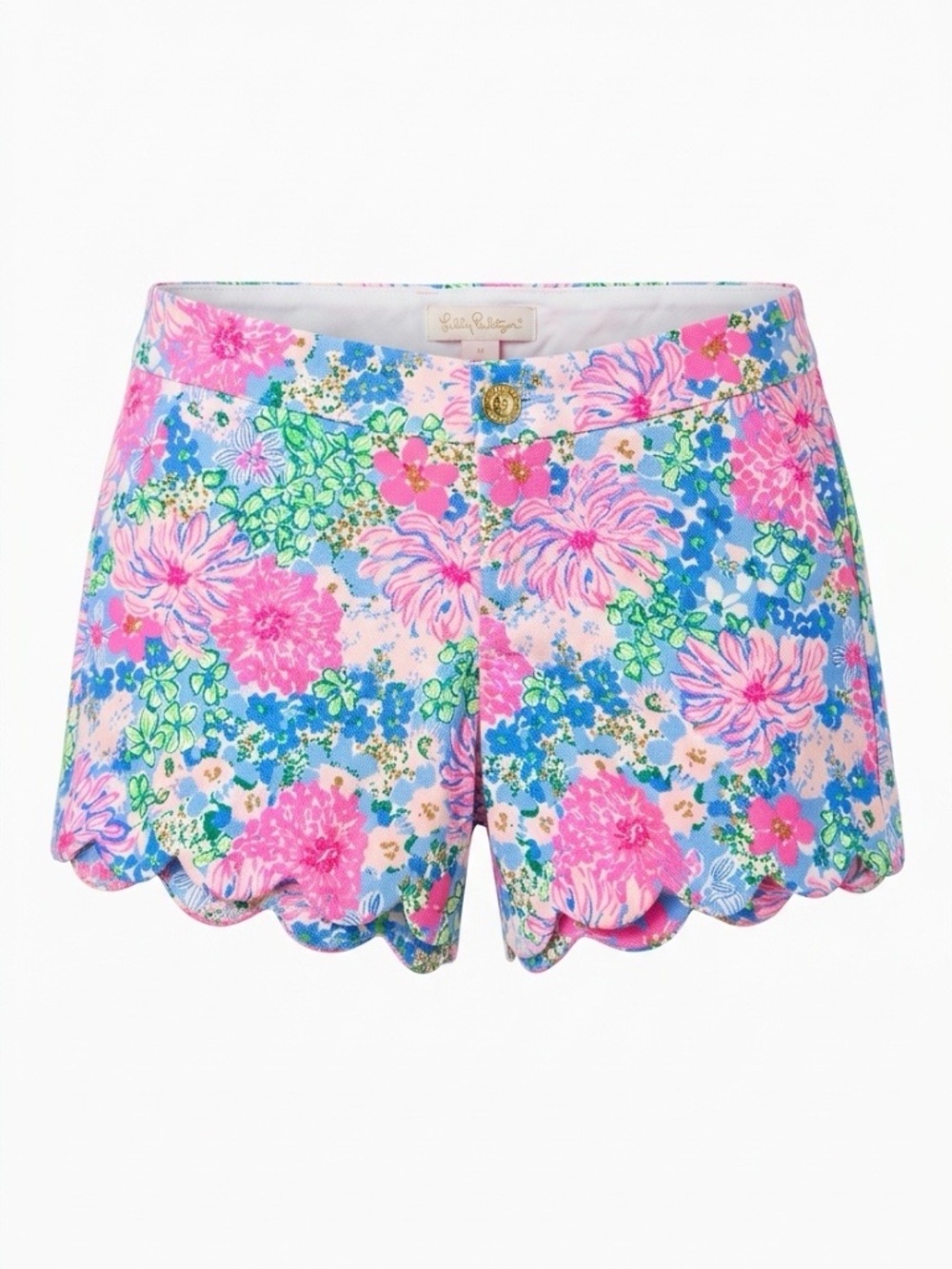 Lilly pulitzer buttercup knit shorts spring in your Step - size 4 - NEW